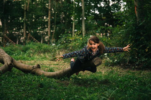 Kinder in der "Wildnis Wildnis für Kinder