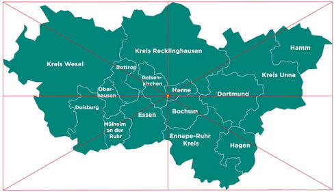 Geogr. Mittelpunkt Ruhrgbiet
