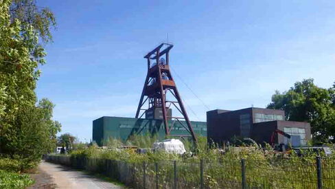 Förderturm Zeche Pluto Wilhelm Schacht 2/3