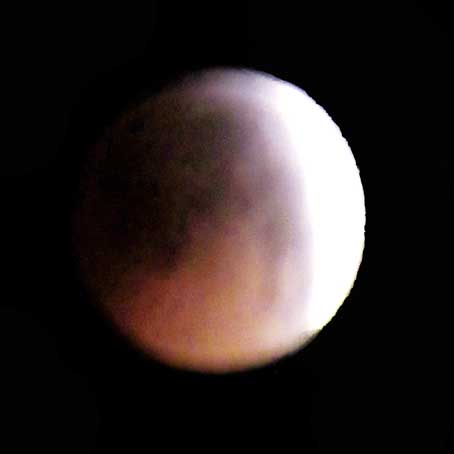 Blutmond über Wanne-Eickel